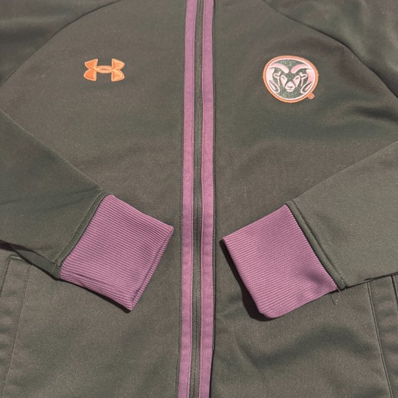 Under Armour Colorado State University Rams Full Zip Track Jacket Women's Large - Picture 6 of 15